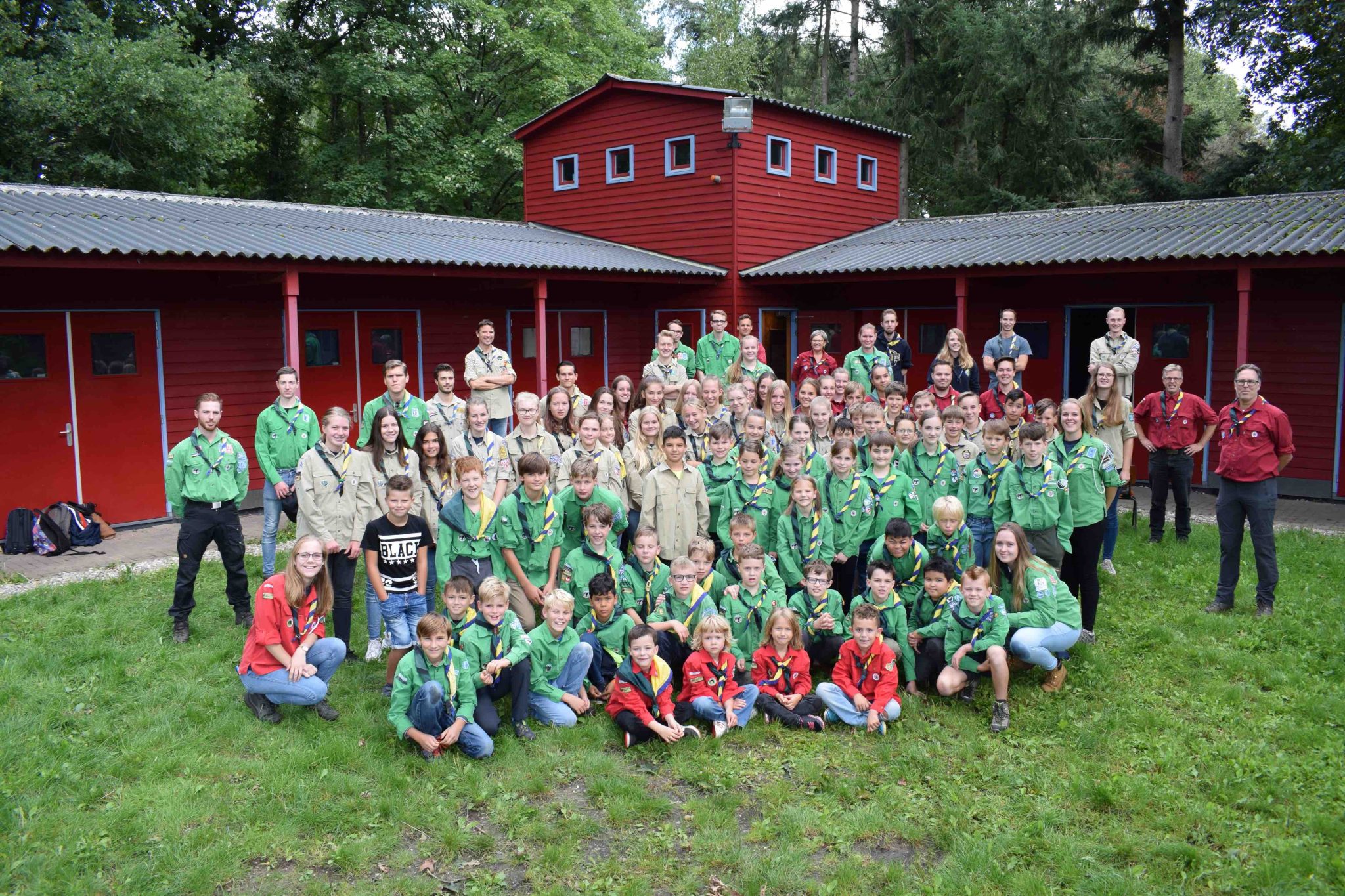Scouting PPD Apeldoorn groepsfoto